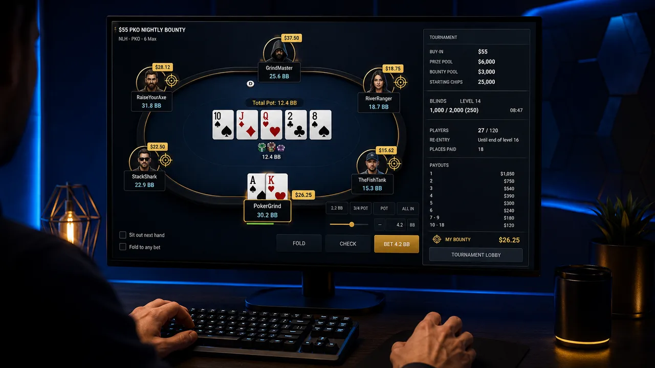 Bounty Turbo in the library + a Replayer that now models the whole tournament